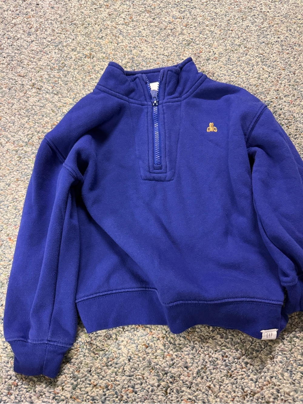 Boys  blue Gap VintageSoft Quarter-Zip Pullover